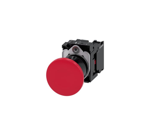 Pulsador de paro de emergencia Siemens 3SU1100-1BA20-1CA0