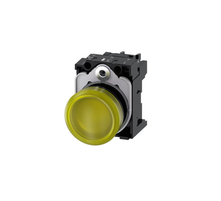 Indicador Luminoso Amarillo 110VAC  Siemens 3SU1103-6AA30-1AA0