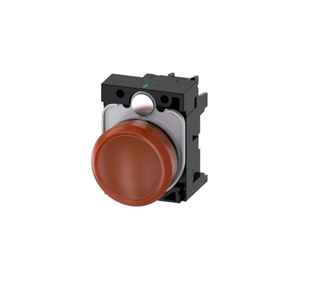 Indicador Luminoso Ámbar 110VAC  Siemens 3SU1103-6AA00-1AA0